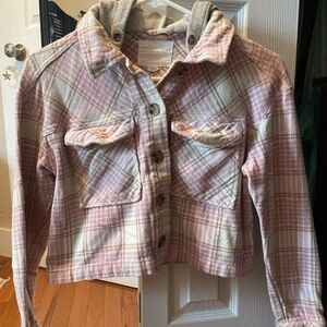 Aeropostale Pink Plaid Jacket
